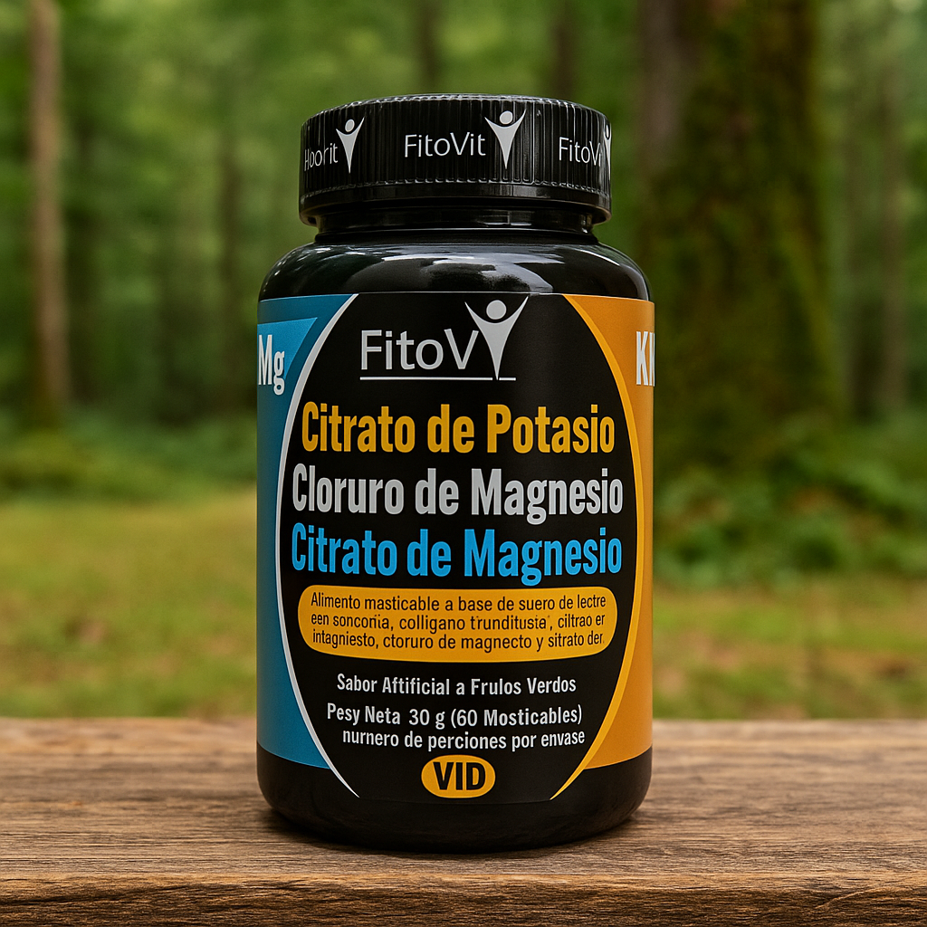 Citrato de Magnesio + Citrato de Potasio + Cloruro de Magnesio