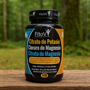 Citrato de Magnesio + Citrato de Potasio + Cloruro de Magnesio