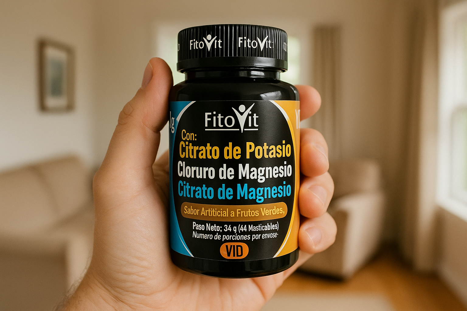 Citrato de Magnesio + Citrato de Potasio + Cloruro de Magnesio